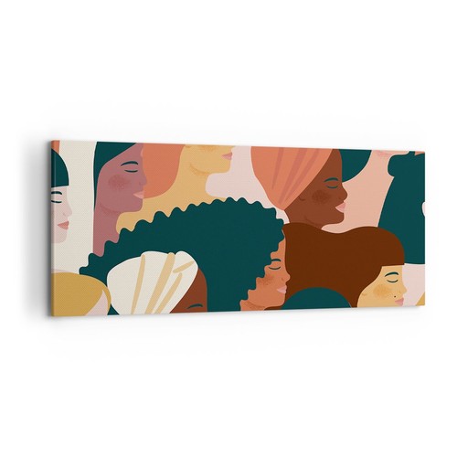 Quadro tela 120x50cm donne - quadro,