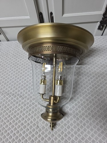 Lampadario vintage vetro
