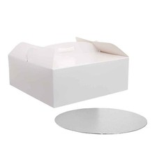 Scatola per torta quadrata con