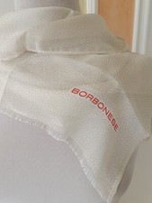 Borbonese Stola in seta panna.