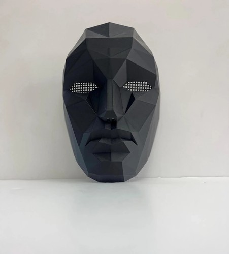 Maschera front man stampata - maschera,