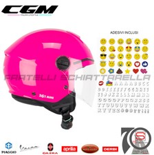 Casco Jet Moto Baby Bimbo Bambino Bimba CGM 261 Mini Mono Fucsia 261AALA71