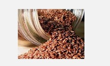 Semi di lino marrone semi di