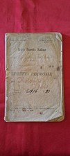Libretto Personale Prima Guerra Mondiale