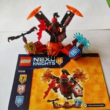 LEGO NEXO KNIGHTS 70338 COMPLETO PERFETTO MAI GIOCATO CON MANUALI ORIGINALI