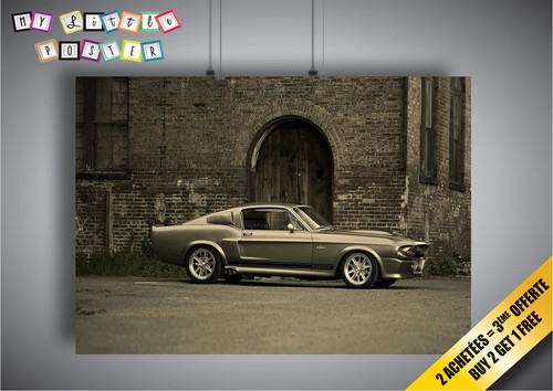 Locandina ford mustang shelby - locandina,