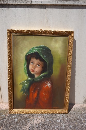 Dipinto olio tela - olio, su