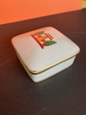 Casa De Louis Cartier Porcellana Box With Lid Limoges France