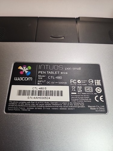 Wacom intuos ctl 480 - wacom, ctl-480