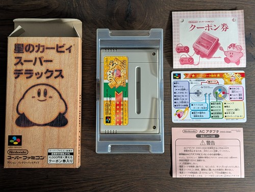 Kirby super deluxe - kirby, confezione
