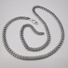 Collana catena argento