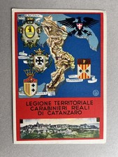 m) Cartolina militare Legione territoriale Carabinieri Reali Catanzaro 