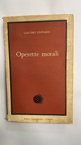 Leopardi operette morali - leopardi,