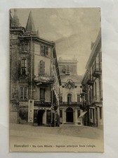 CARTOLINA Torino Moncalieri via Carlo Alberto, Negozio Macelleria FP VIAGGIATA