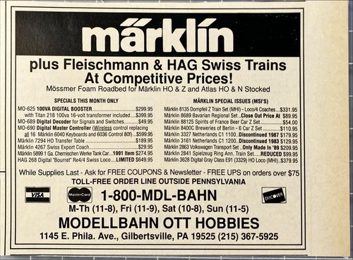 Modellbahn ott hobbies - ott,