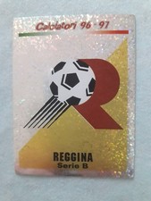 SCUDETTO REGGINA PANINI CALCIATORI 1996-1997 FIGURINA N. 522 CON PUNTO
