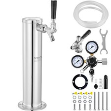 VEVOR Kit Spillatore Birra Rubinetto Singolo Dispenser Torre Birra S-System