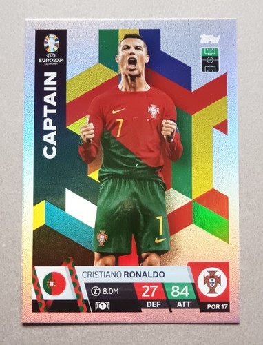 Cristiano ronaldo card euro - ronaldo,