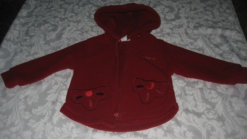 Pile rosso con - cappuccio, per