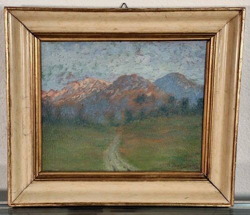 Antico dipinto tempera carlo - dipinto,