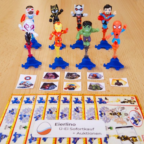 Nuovo set kinder marvel heroes - nuovo,