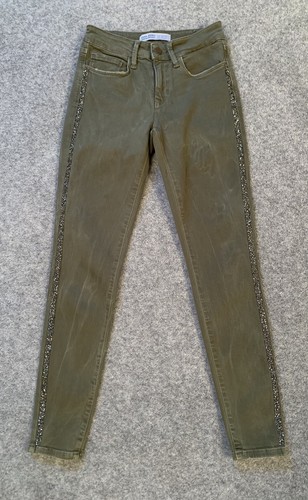 Jeans zara dettagli diamantati - jeans,