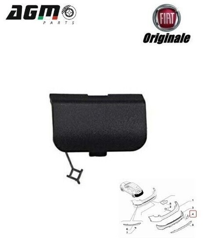 Tappo gancio traino paraurti - tappo,