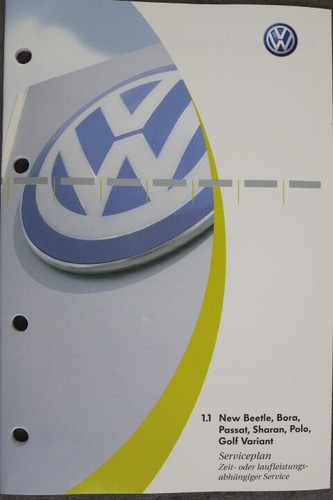 Piano servizio service - vw,