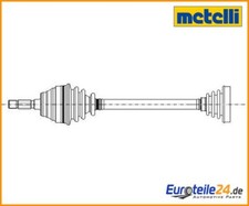 Drive Shaft Metelli 17-0505