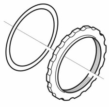 GHIERA + RONDELLA BLOCCAGGIO DISCO AFS   1 pz