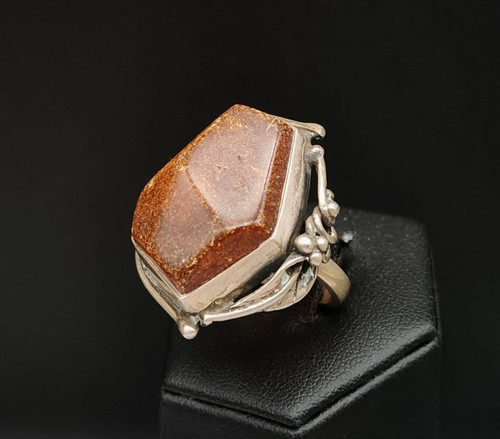 Anello donna ambra naturale