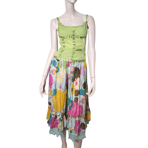 Abito estivo floreale corsetto