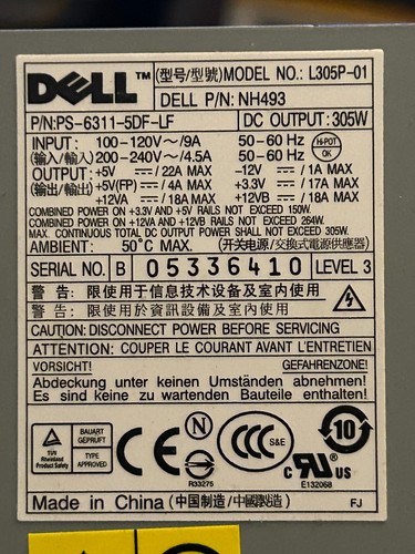 Dell l305p alimentatore - dell,