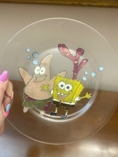 Piatto in vetro Spongebob
