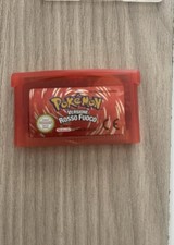 POKEMON VersioneROSSO FUOCO GBA Game Boy Advance  ITA 1:1 BATTERIA NUOVA