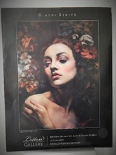 GIANNI STRINO ART PIECE ORIGINALE VINTAGE 2020 PUBBLICITÀ,