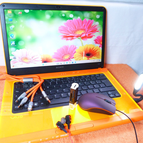 Sony vaio neon arancione - vaio,