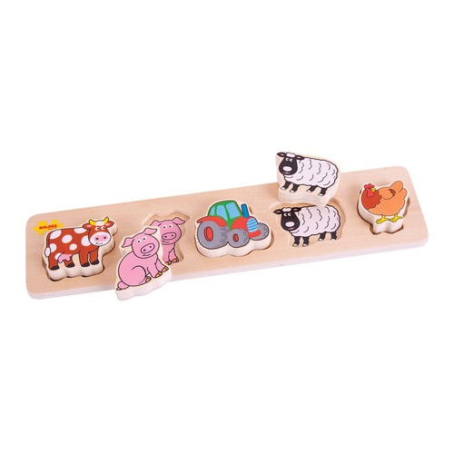 Bigjigs toys puzzle legno - puzzle, in