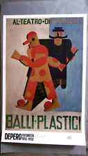 DEPERO Fortunato Affiche 2014 Teatro dei piccoli Balli plastici Futurisme FONDO