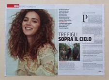 Italia Clipping Ritaglio 2023 GIUSY BUSCEMI tre figli sopra il cielo 4 PAGINE