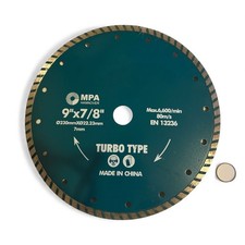Disco Diamantato Turbo, 230mm