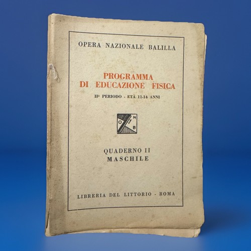 Fascismo libro per balilla - fascismo,