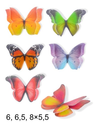 Decorazioni farfalle colorate - farfalle,