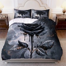 Set copripiumino rosa nero