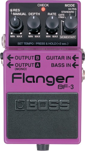Boss flanger pedal - boss, bf-3