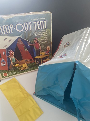 Tenda vintage vinile mattel - tenda,