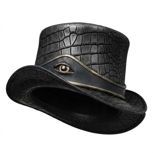 Cappello mano pelle stile - pelle,