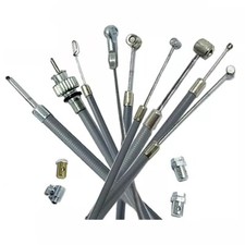 KIT COMPLETO GUAINE FILI MORSETTI CAVO C/KM PER VESPA P200E - PX200E FINO AL 83