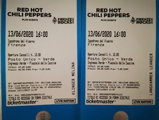 2x Red Hot Chili Peppers Firenze Rocks 18.6.22