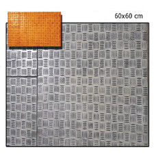 Stampo Pavimenti Stampato Cemento "STAMPO METALLO" 60X60CM Concrete Texture